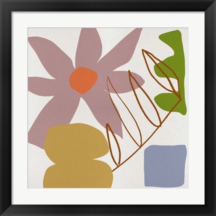 Framed Flower Petals II Print