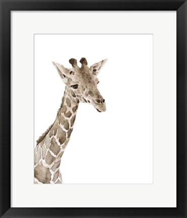 Framed Safari Animal Portraits II Print