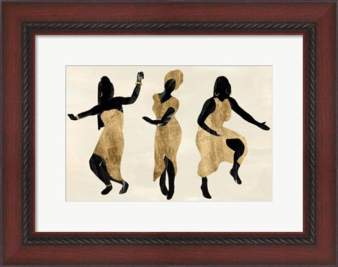 Framed Celebration Dance I Print