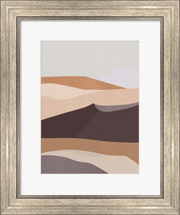 Framed Desert Dunes III Print