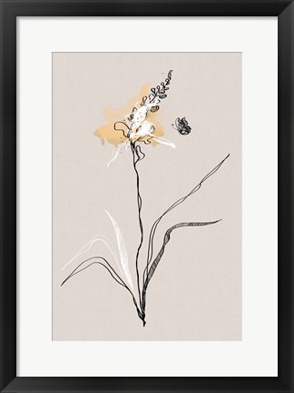 Framed Summer Plant 1 Print