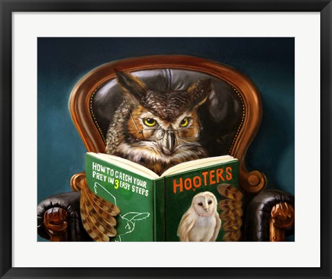 Framed Owl Porn Print