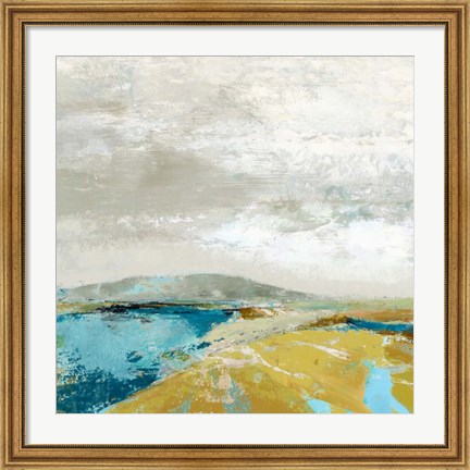 Framed Ochre Hills Print