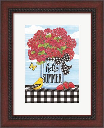 Framed Hello Summer Print