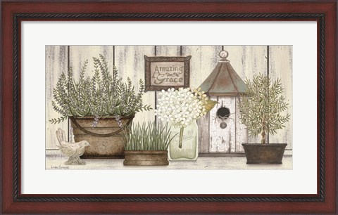 Framed Collection of Herbs Print