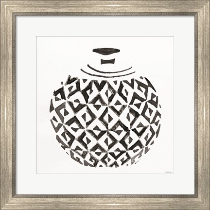 Framed Tile Vase 4 Print