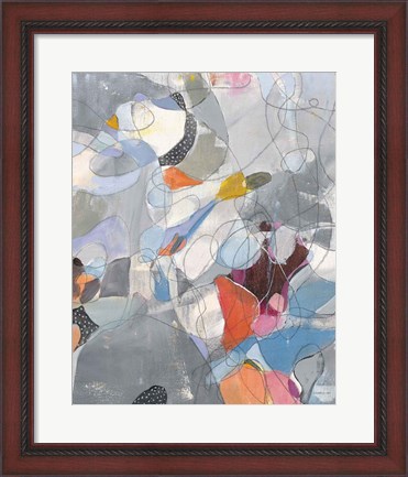 Framed Line Abstract Print