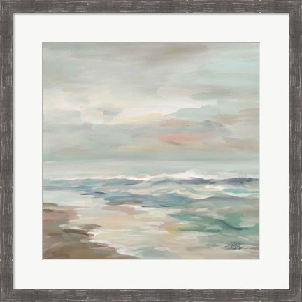 Framed Pastel Tide Print