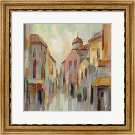 Framed Pastel Street II Print