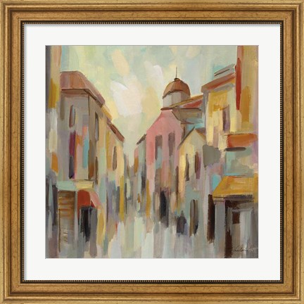 Framed Pastel Street II Print