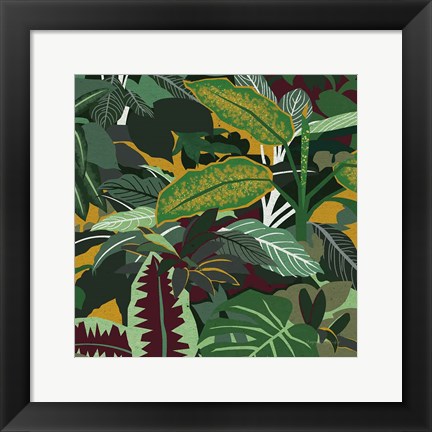 Framed Jungle Safari I Print