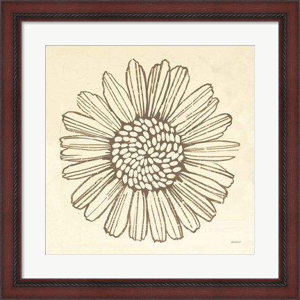 Framed Farmhouse Sunflower Print