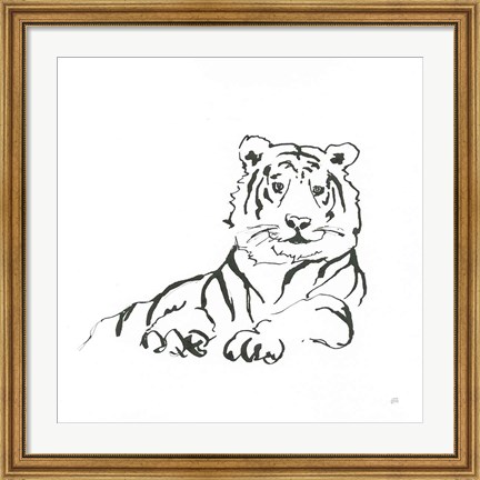 Framed African Animals IV Print