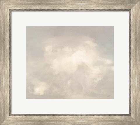 Framed Ashore Clouds Neutral Print