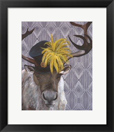 Framed Mrs. Caribou Print