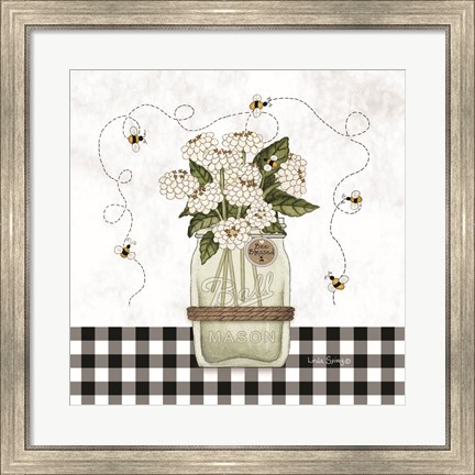 Framed Bee Blessed Print