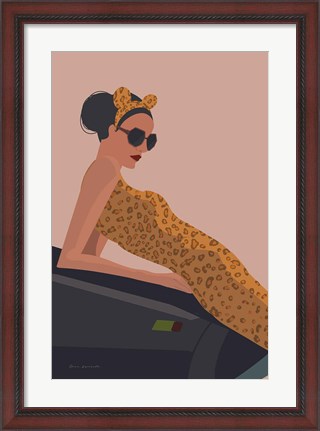 Framed Gorgeous Wild I Print