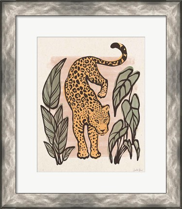 Framed Jungle Cats I Print