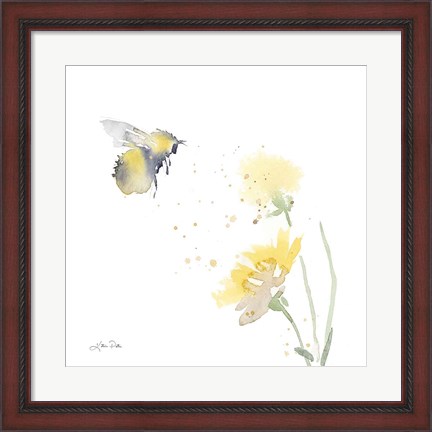 Framed Sunflower Meadow IV Print