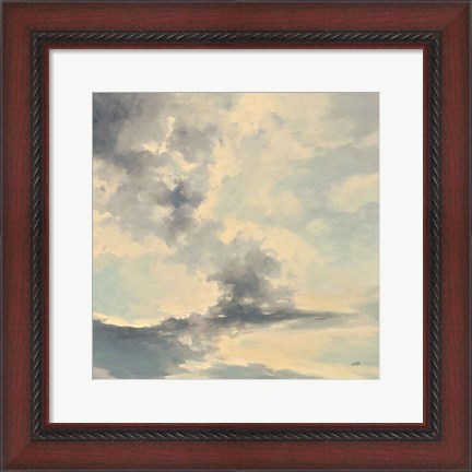 Framed Warm Evening Clouds Print