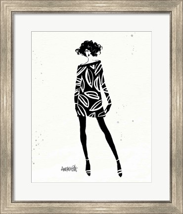 Framed Style Sketches IV Print