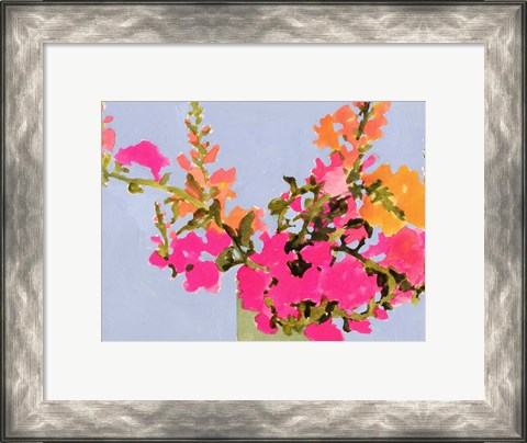 Framed Saturated Spring Blooms II Print