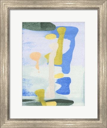 Framed Rorschach Rainbow I Print