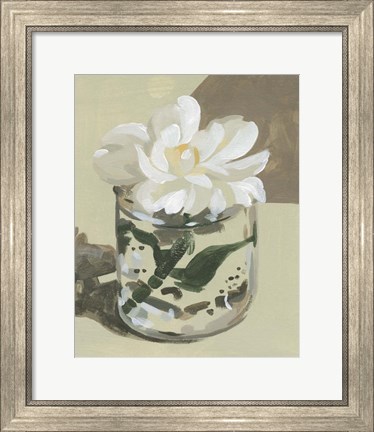 Framed Neutral Bloom I Print