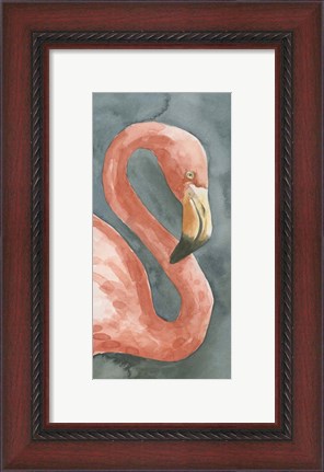 Framed Flamingo Study I Print