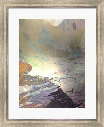 Framed Monet&#39;s Landscape VIII Print