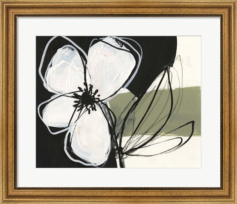 Framed Floral Synergy VI Print