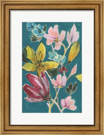 Framed Tropic Bouquet I Print