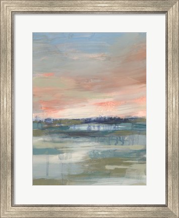 Framed Vast Marsh I Print