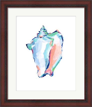 Framed Pop Shell Study I Print