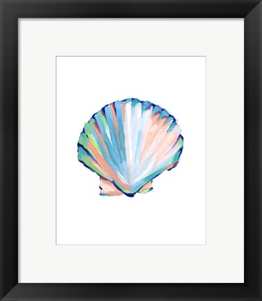 Framed Pop Shell Study III Print