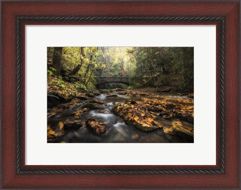 Framed Stone Bridge Print