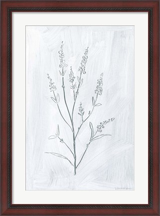 Framed Milkweeds I Print