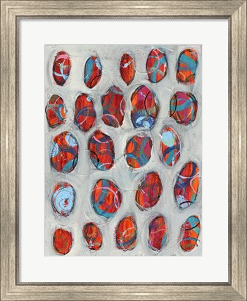 Framed Abstract Circles II Print