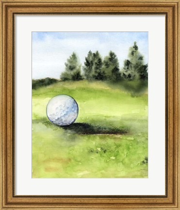 Framed Tee Off Time II Print