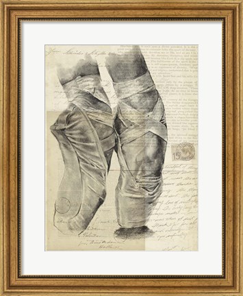 Framed On Pointe II Print