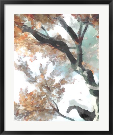 Framed Fall Tree II Print