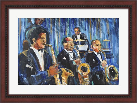 Framed Horn Section Print