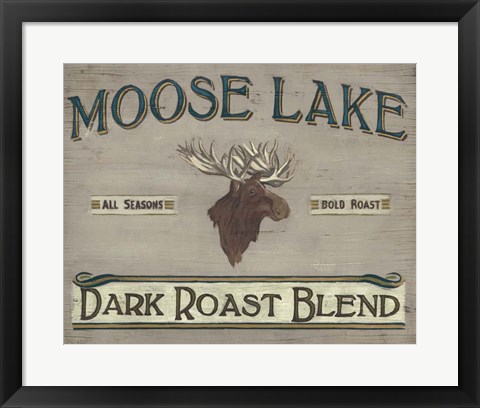 Framed Lodge Coffee III Print