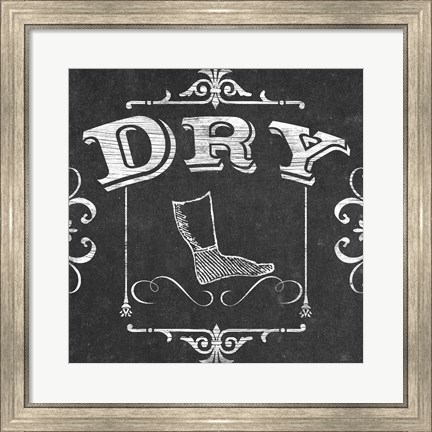 Framed Vintage Laundry Signs III Print