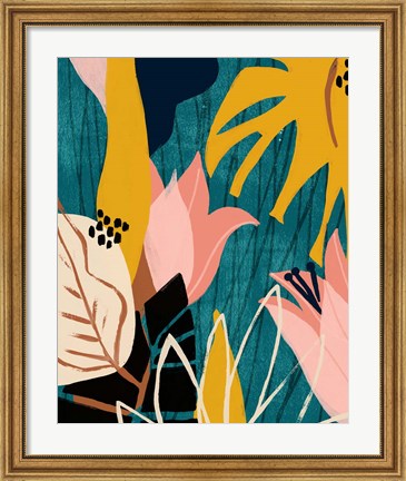 Framed Lily Lagoon I Print