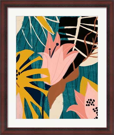 Framed Lily Lagoon II Print