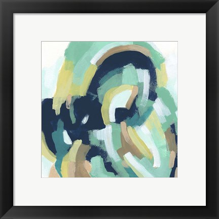 Framed Mint Synergy I Print