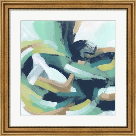 Framed Mint Synergy IV Print