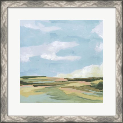 Framed Meadow Gold I Print