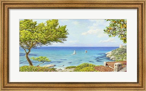 Framed Sul Mare Print